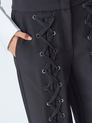 co'couture Wide Leg Housut 'Vola' värissä musta