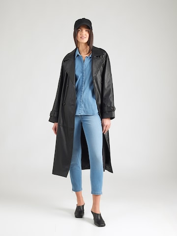 MOS MOSH Bluse 'MMMattie Flip' i blå