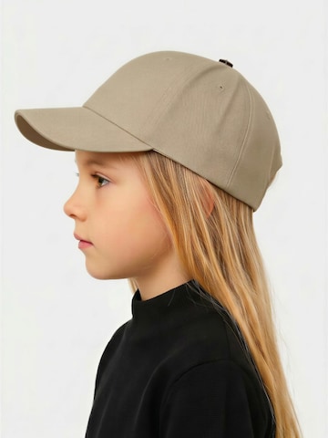 Lou-i Hat 'Kinder Cap aus Bio-Baumwolle' in Beige: front