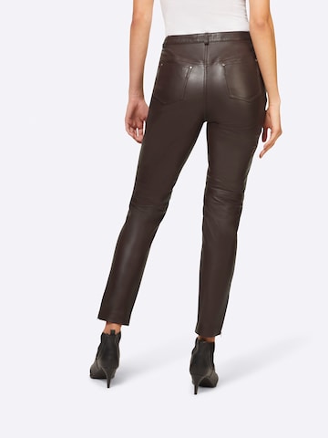 Regular Pantalon heine en marron