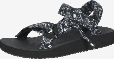 Meyla Bandana Sandale in schwarz / weiß, Produktansicht