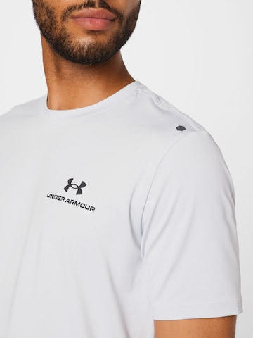 T-Shirt fonctionnel 'Rush Energy' UNDER ARMOUR en gris