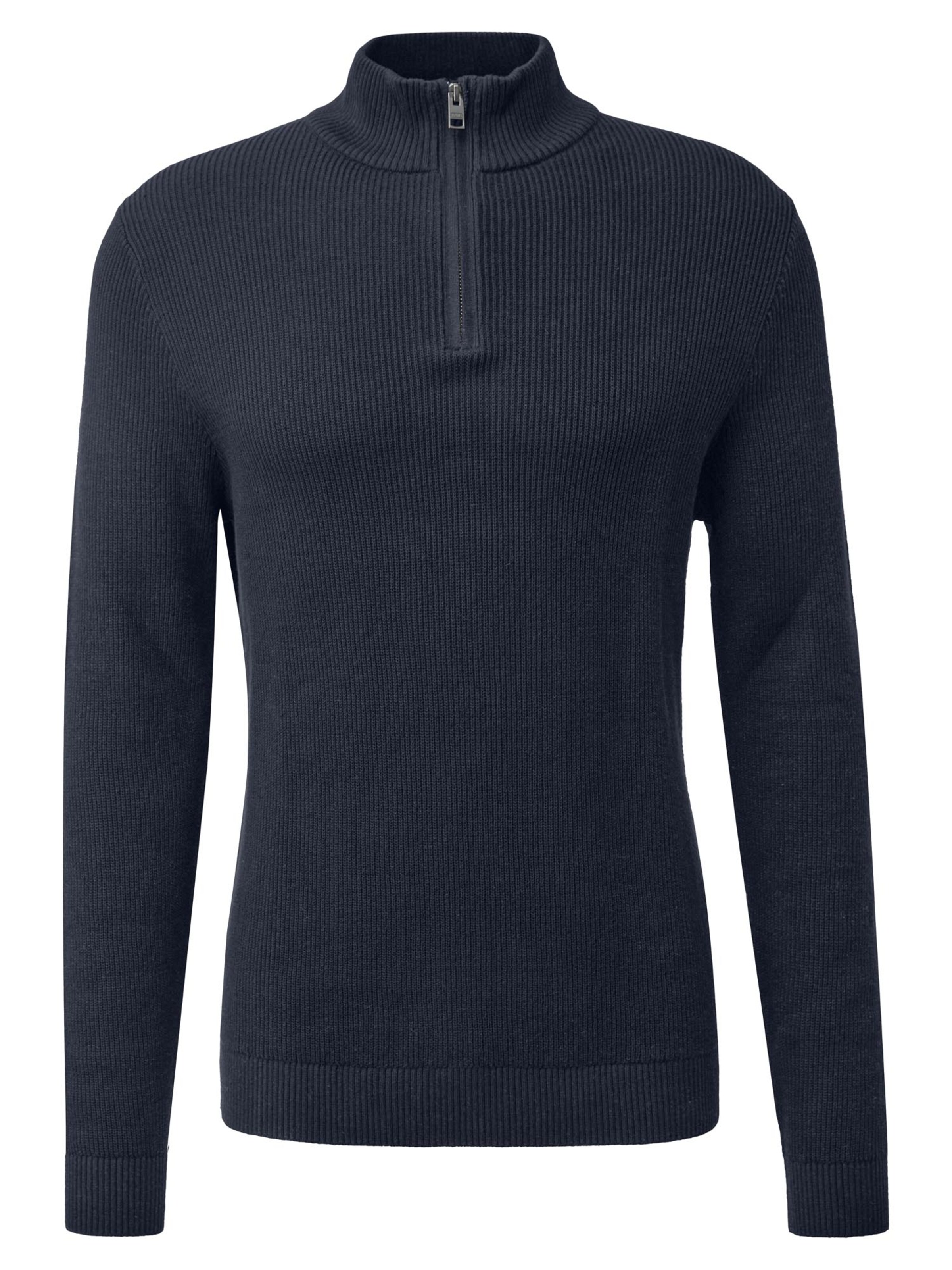 s.Oliver Pullover 'Basic'‌‌‌‌‌‌ in Blau: Vorderseite