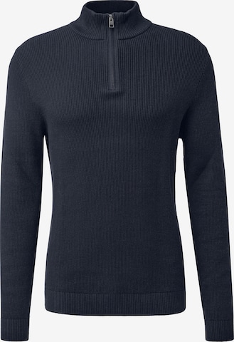 s.Oliver Pullover 'Basic' in Blau: Vorderseite