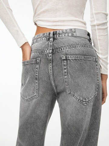 Pull&Bear Wide Leg Farkut värissä harmaa