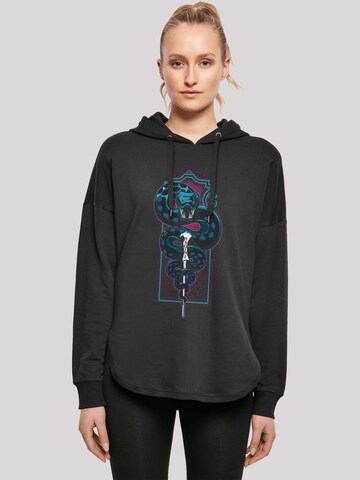 F4NT4STIC Sweatshirt 'Harry Potter Neon Nagini' in Zwart: voorkant