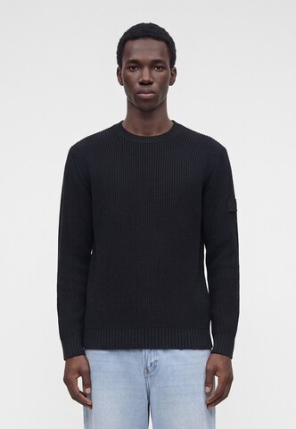 JOOP! Jeans Пуловер 'Honaro' в синьо