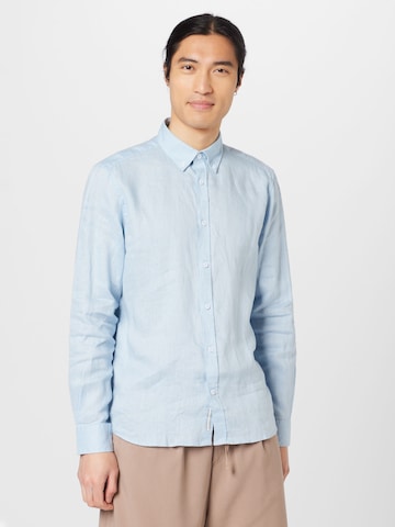 Coupe regular Chemise s.Oliver en bleu : devant