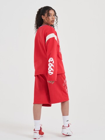 AND1 Bluzka sportowa w kolorze czerwony