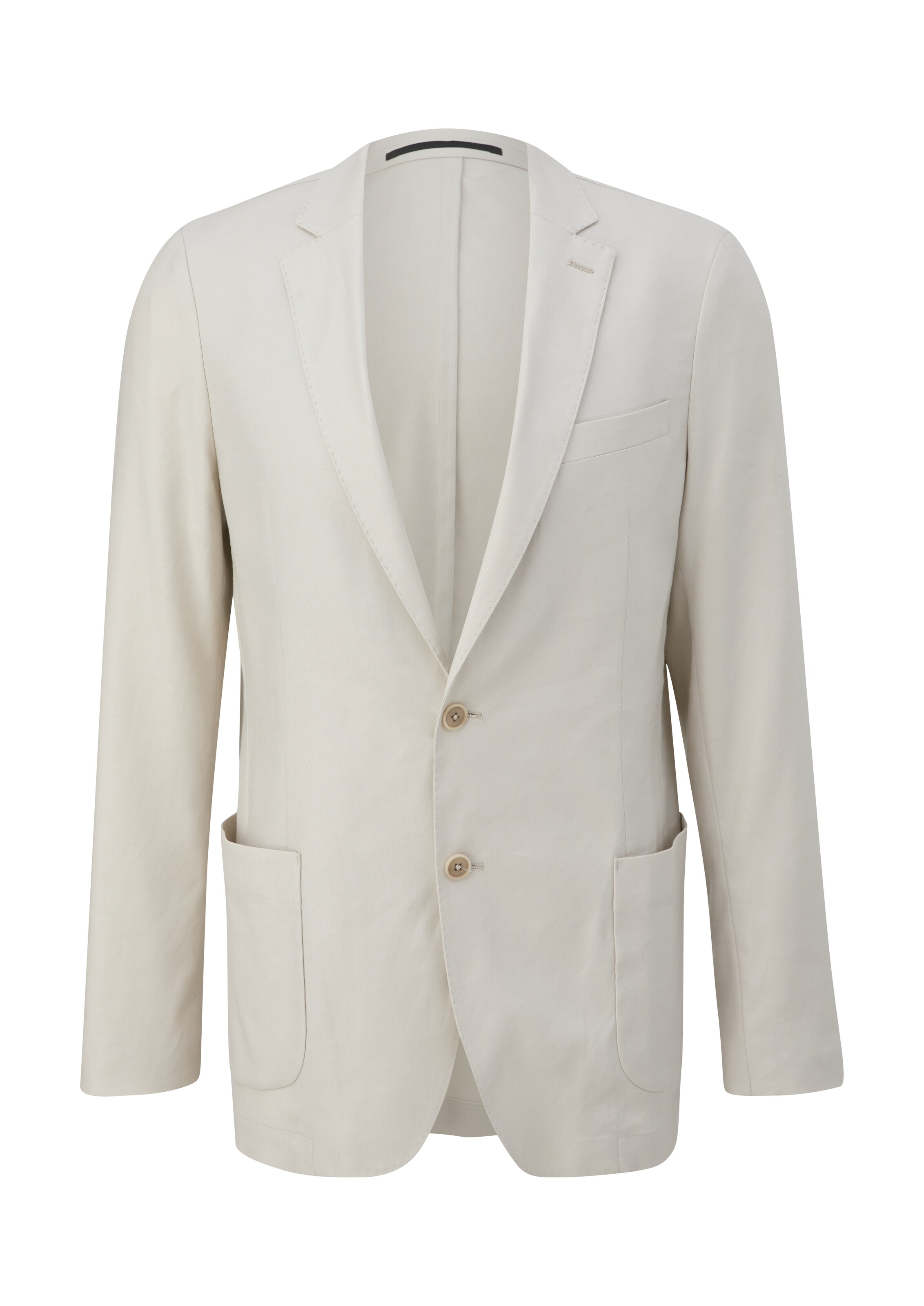 s.Oliver BLACK LABEL Regular Fit Sakko in Beige: Vorderseite