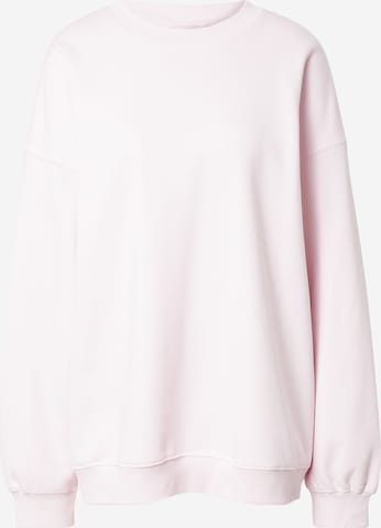 Sweat-shirt WEEKDAY en rose : devant