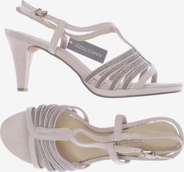 MARCO TOZZI Sandals & High-Heeled Sandals in 40 in Beige: front