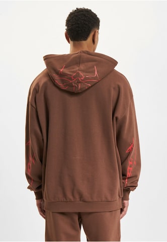 Thug Life Sweatshirt 'Thug Life' in Brown