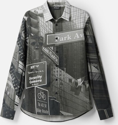 Camicia Desigual di colore grigio / nero / bianco, Visualizzazione prodotti