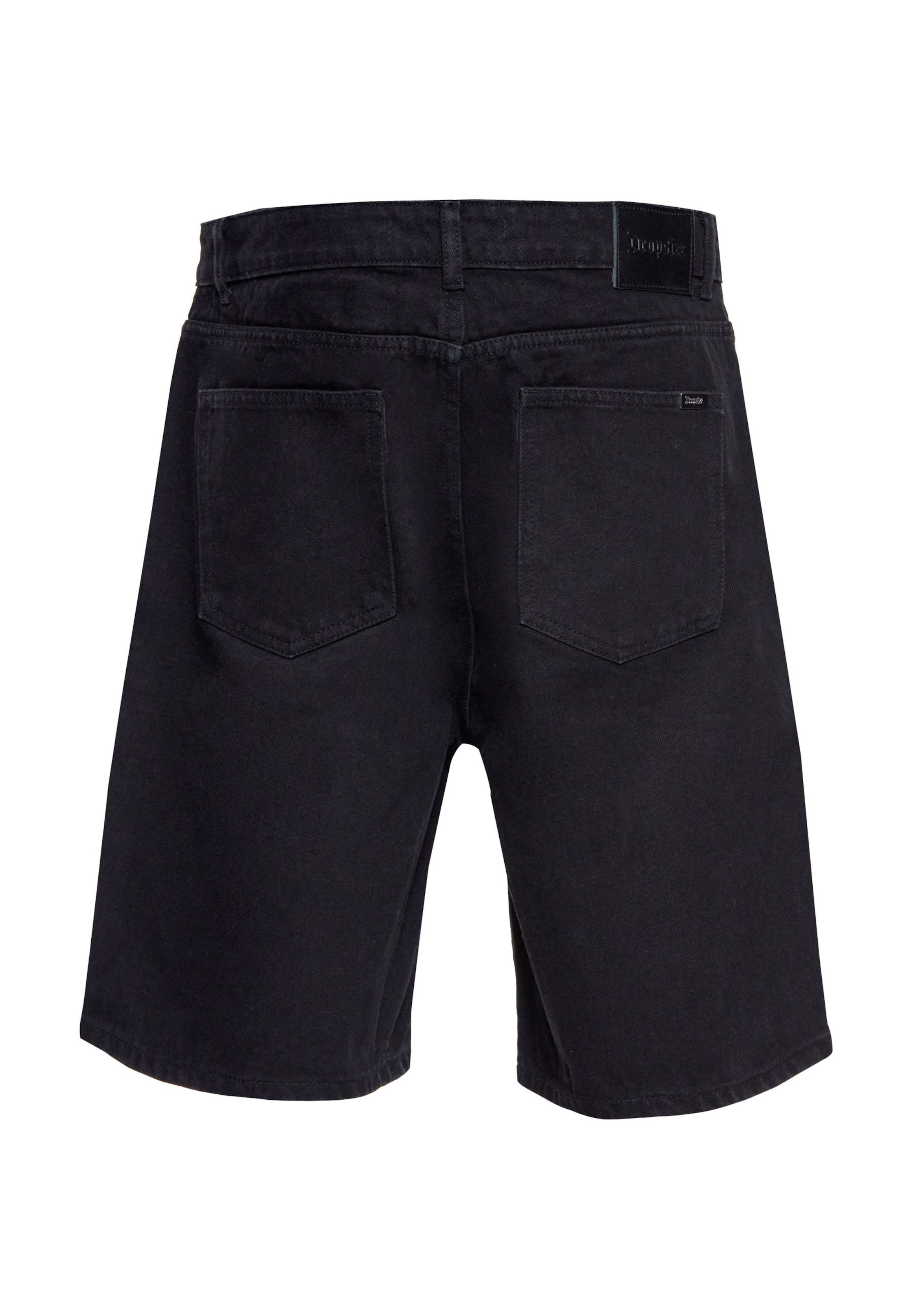 Dropsize Loosefit Jeans in Zwart