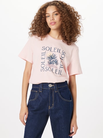 T-shirt 'Palm' Dorothy Perkins en rose : devant