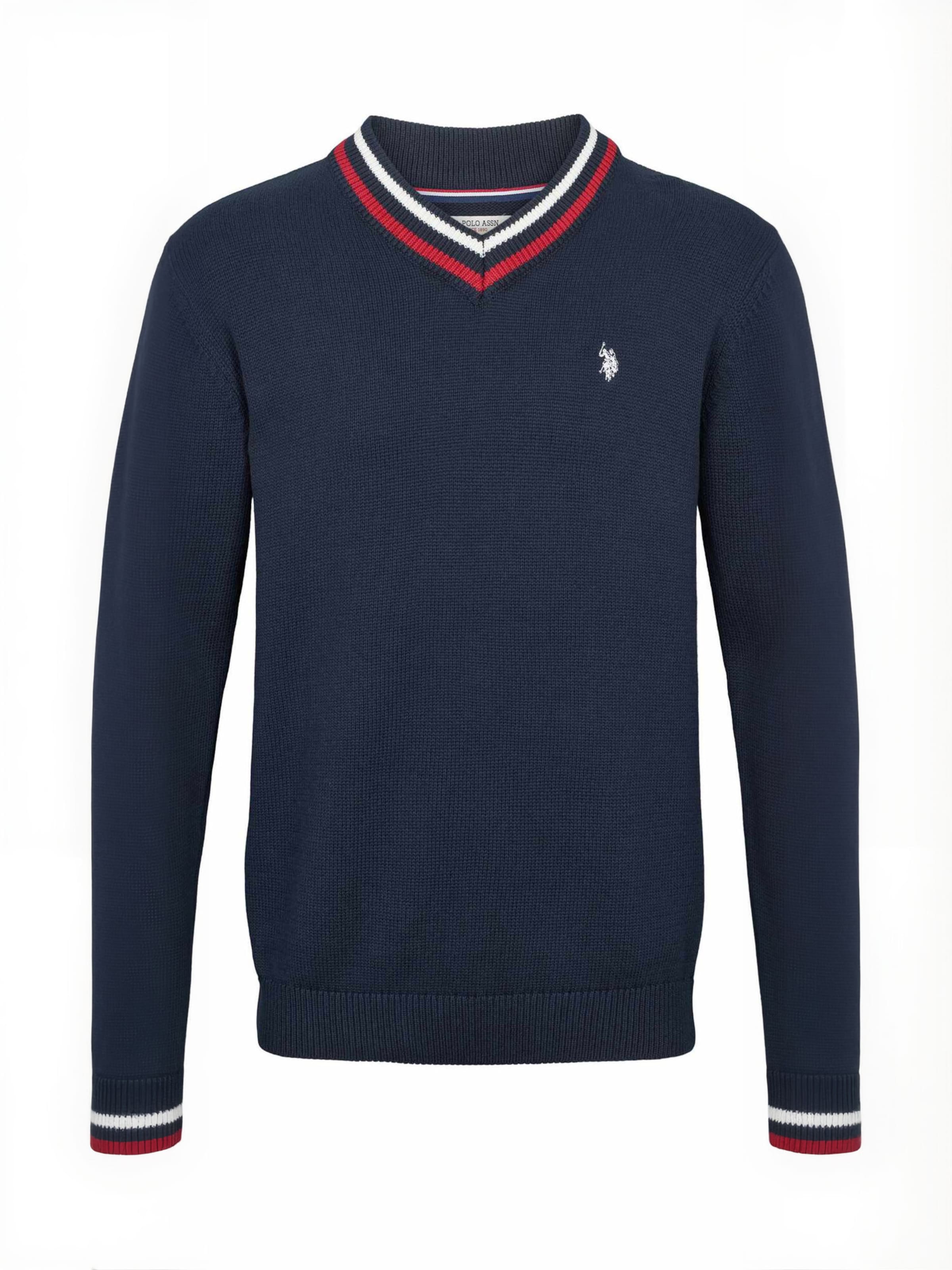 U.S. POLO ASSN. Pulóver ' UMEdmond ' - kék: elől