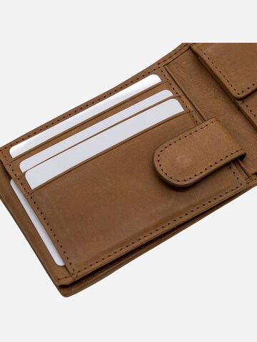 NEGOTIA Leather Wallet 'Folden' in Brown