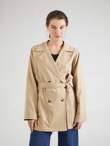 Manteau mi-saison 'Jancine' VILA en beige : devant