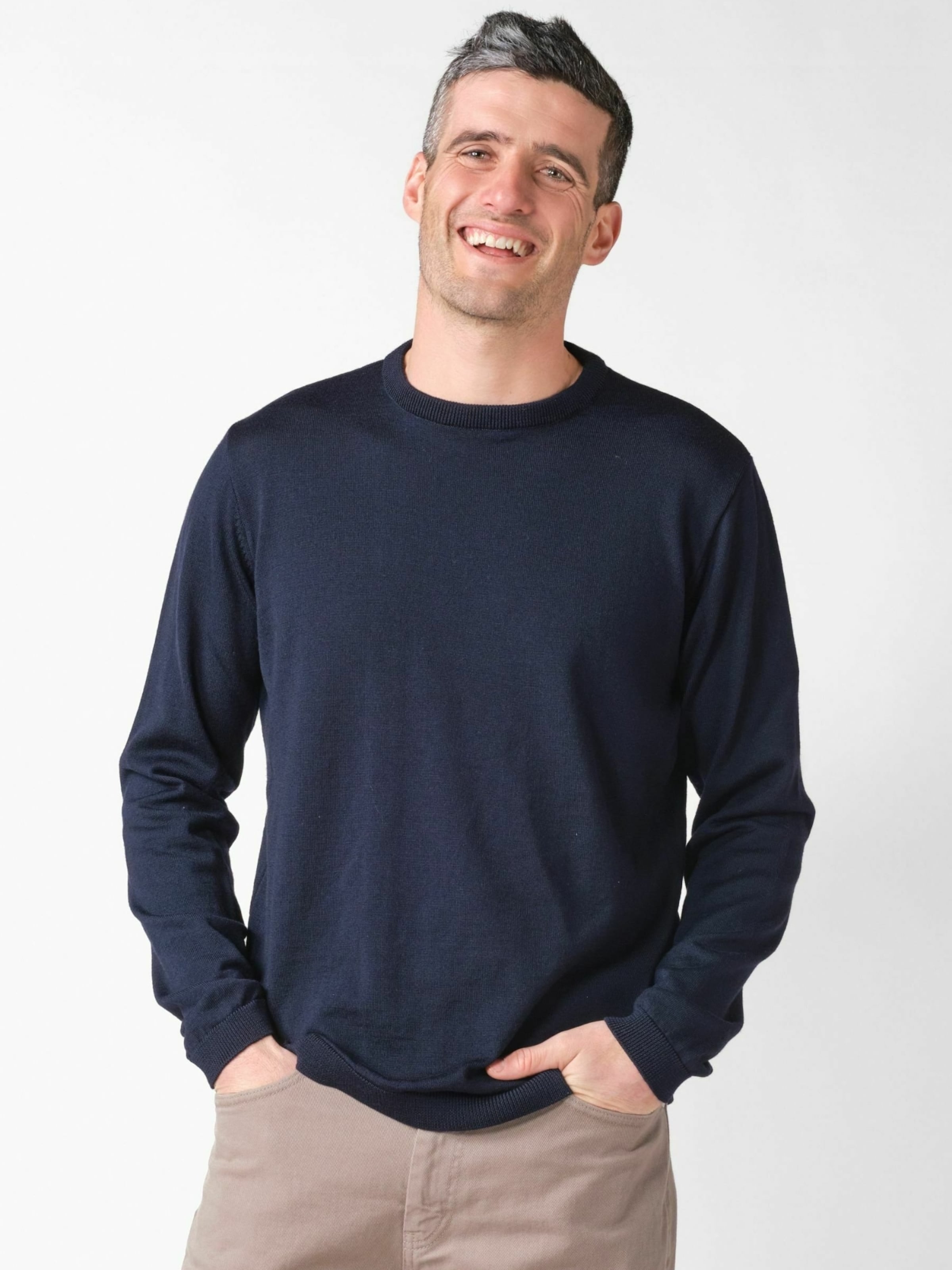 Klitmøller Collective Sweater ' Mens ' in Blue: front