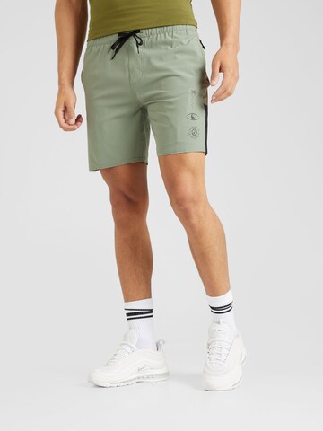 QUIKSILVER - regular Bermudas 'OMNI TRAINING' en verde: frente