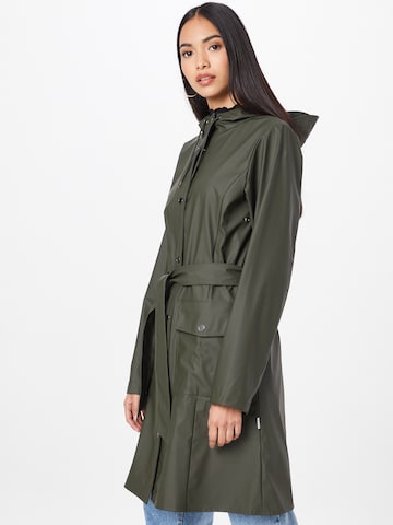 Manteau fonctionnel RAINS en vert : devant