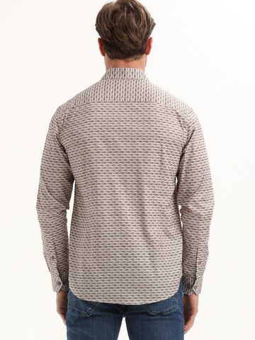 Gabbiano Shirt 'modern' in Brown