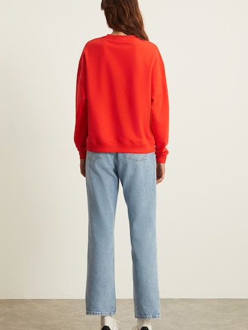 Sweat-shirt Grimelange en rouge