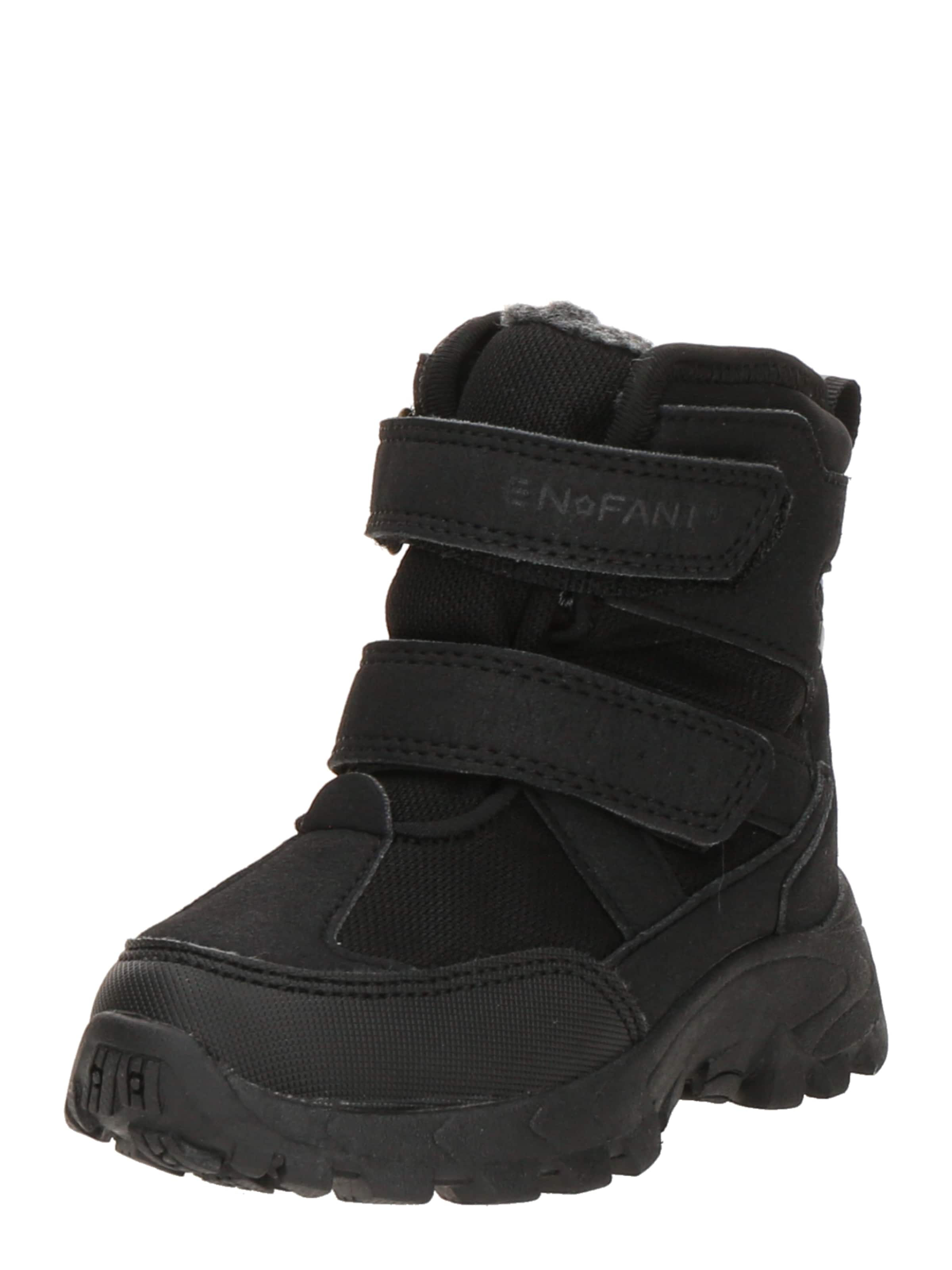 EN FANT Čižmy 'Velcro TEX' - Čierna: predná strana