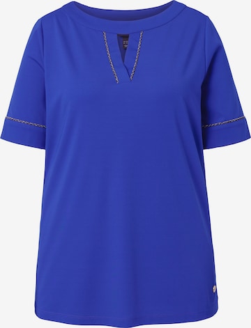 Ulla Popken Shirt in Blau: Vorderseite