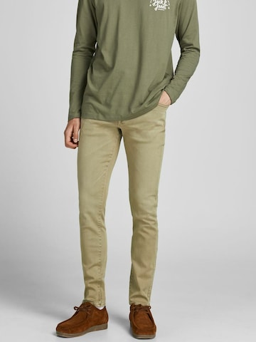 JACK & JONES Regular Broek 'GLENN' in Bruin