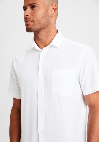 H.I.S Regular fit Business Shirt in White