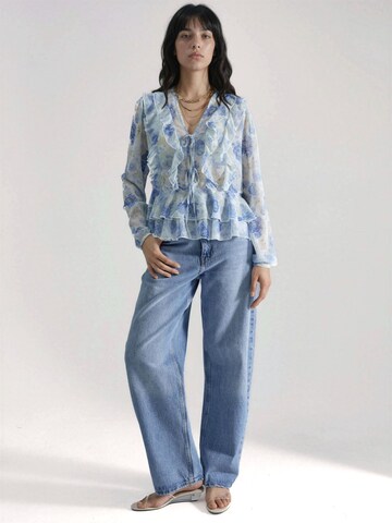 Hiccup Bluse in Blau