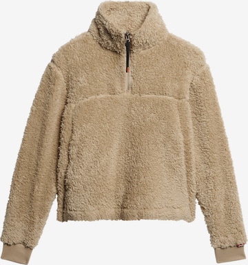 Pull-over Superdry en beige : devant