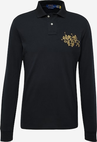 T-Shirt Polo Ralph Lauren en noir : devant