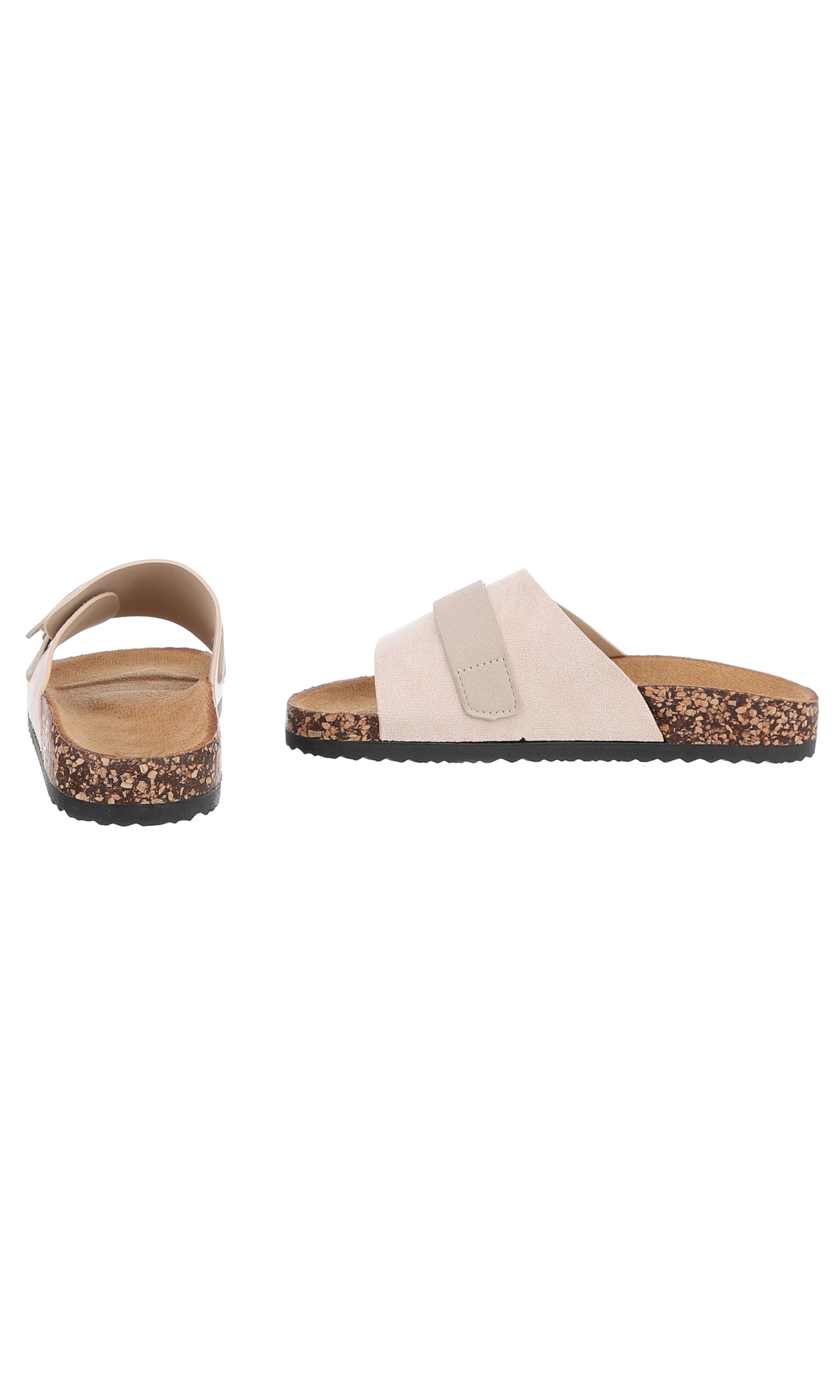 Ital-Design Pantolette in Beige