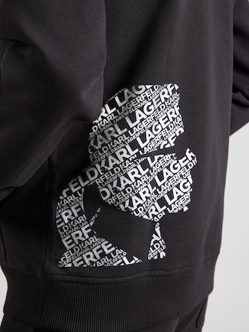 Karl Lagerfeld Bluzka sportowa w kolorze czarny