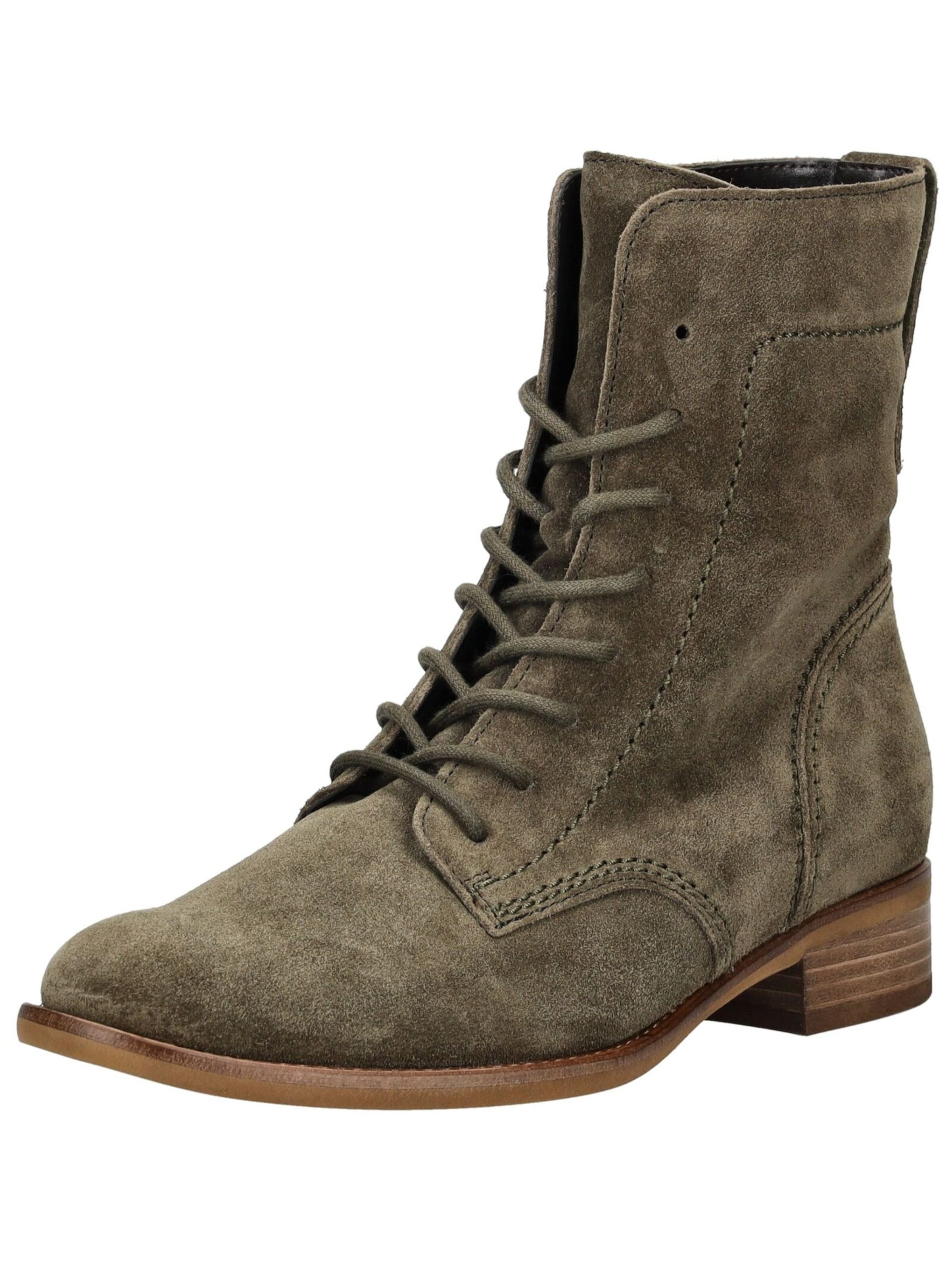 GABOR Schnürstiefelette in Grün: Vorderseite