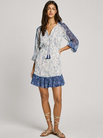 Abito camicia 'Denise' di Pepe Jeans in blu: frontale