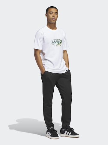 T-Shirt fonctionnel 'SPRTMN FISH' ADIDAS SPORTSWEAR en blanc : devant