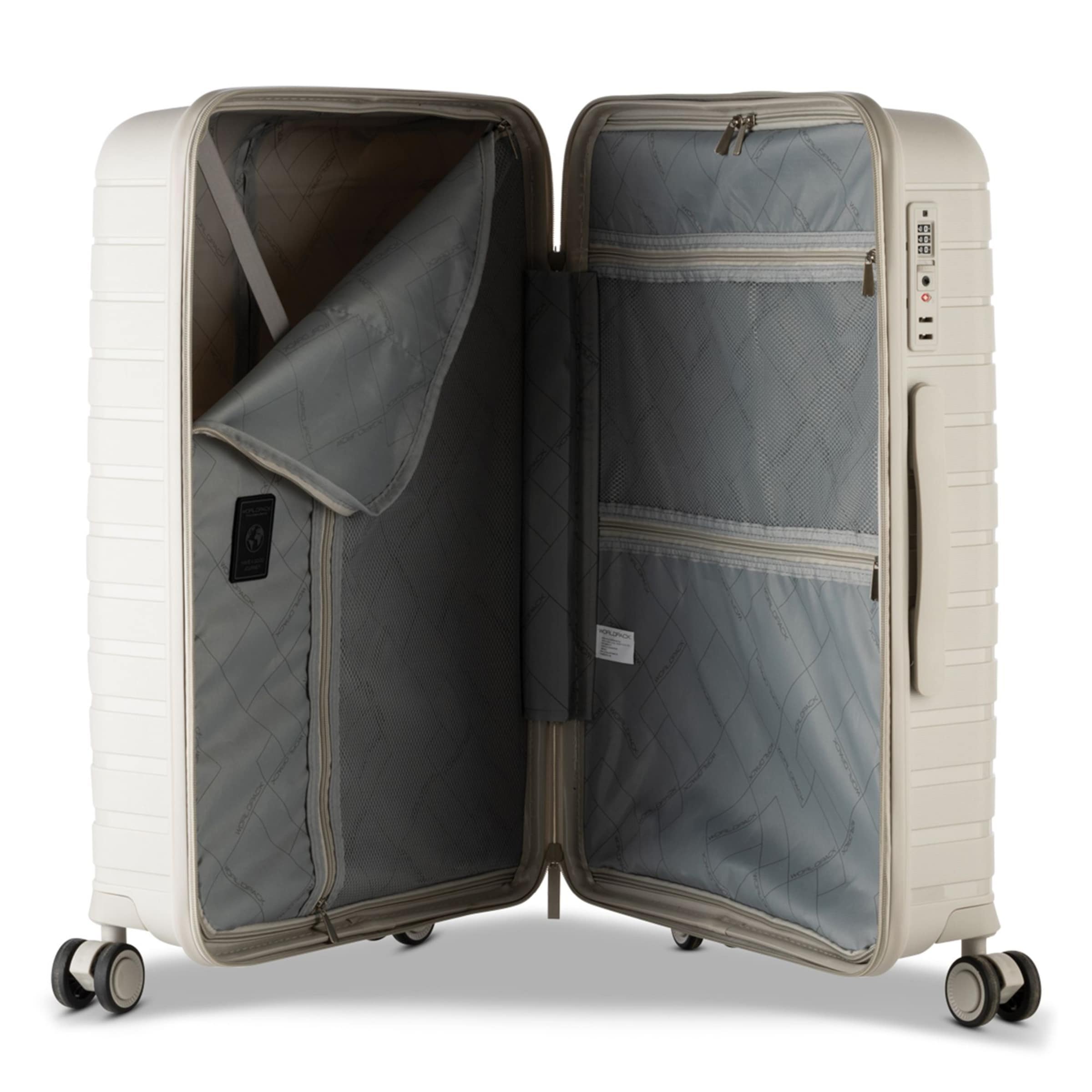 Worldpack Suitcase Set 'Portland' in Grey