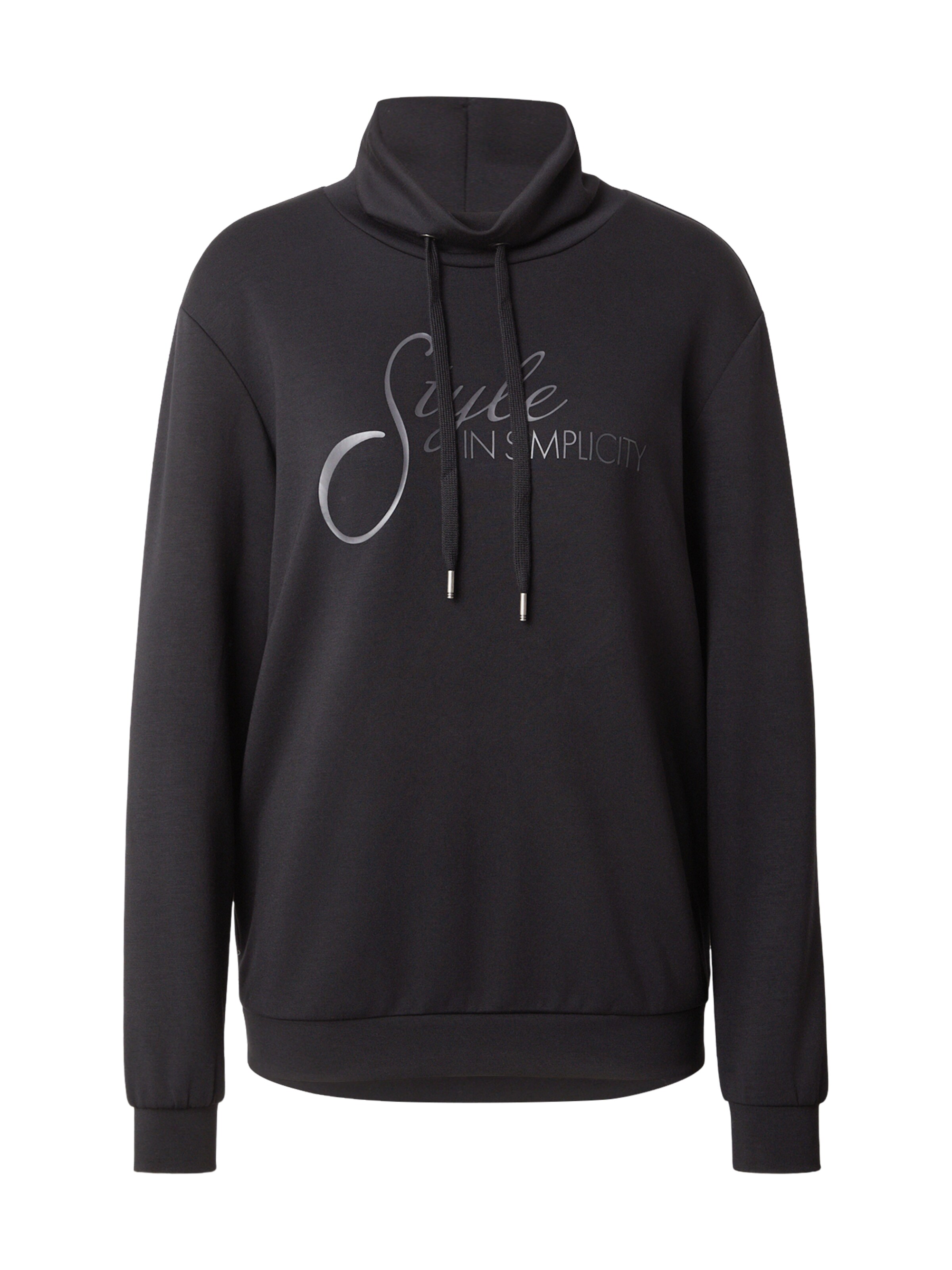 Sweat-shirt 'BANU' Soyaconcept en noir : devant