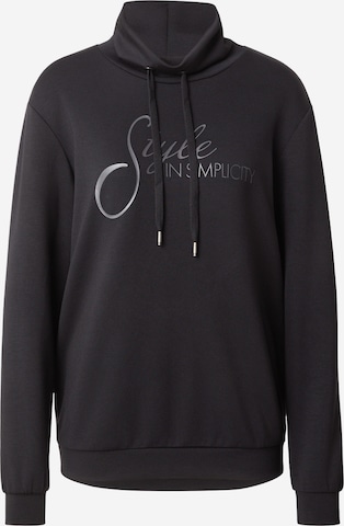 Soyaconcept - Sweatshirt 'BANU' em preto: frente