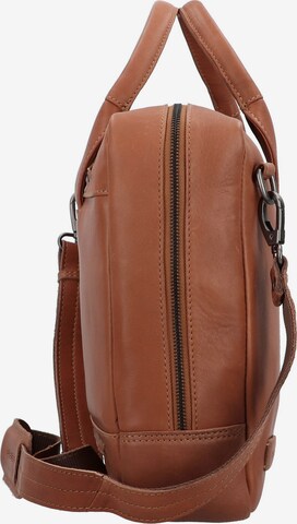 Plevier Document Bag in Brown