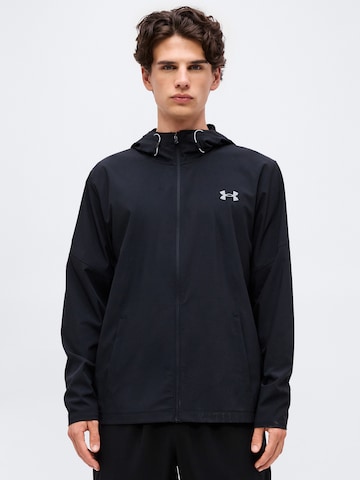 UNDER ARMOUR Športna jakna 'Tech Utility' | črna barva