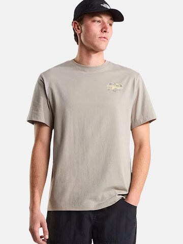 THE NORTH FACE Shirt 'THE NORTH FACE M VAN LIFE RX SS TEE T-SHIRT' in Grijs: voorkant