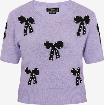 faina Neulepaita värissä lila: etupuoli