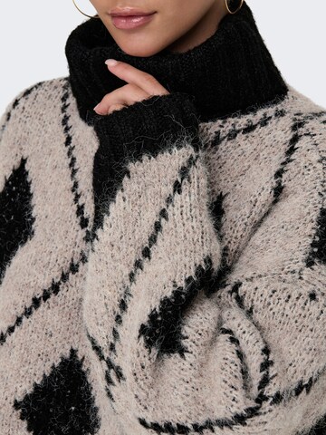 JDY Pullover 'JDYZoey' in Grau