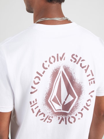 Volcom Μπλουζάκι 'SKIDDER' σε λευκό