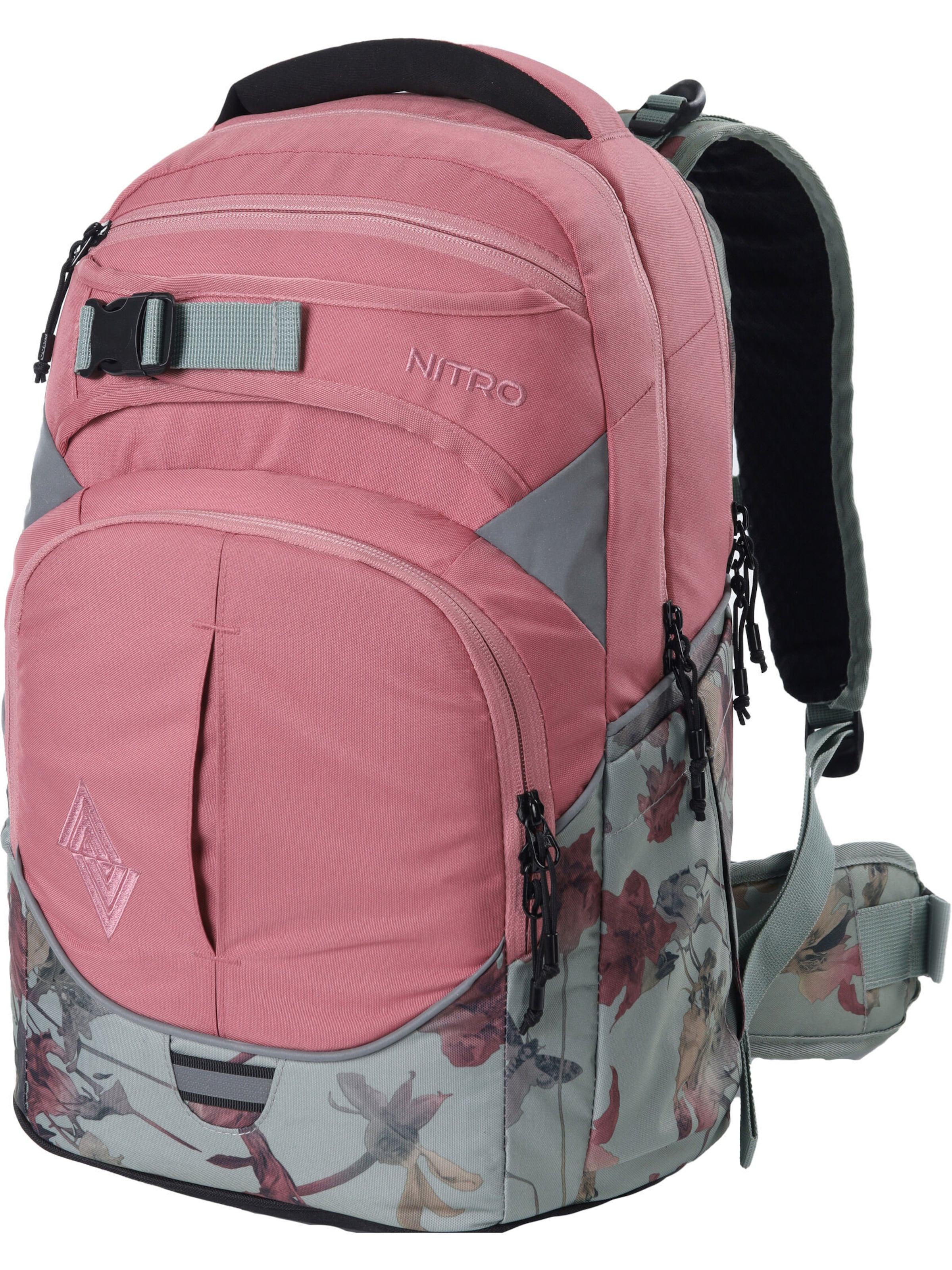 NitroBags Backpack 'SUPERHERO' in Red: front